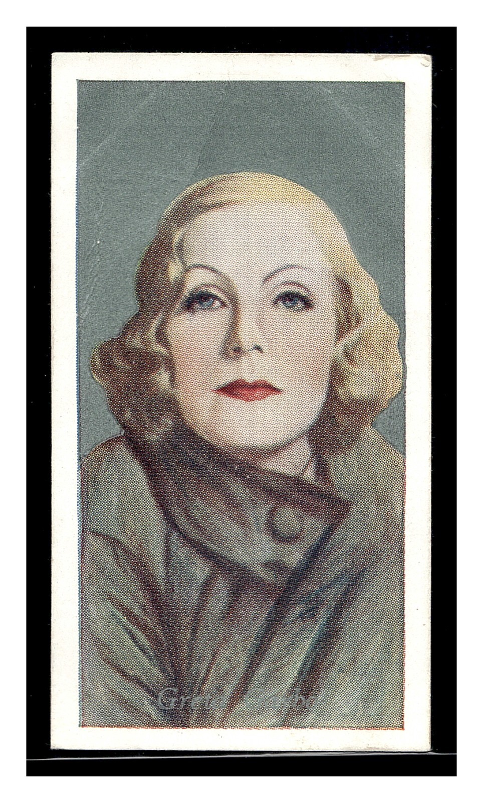 GRETA GARBO #21 FILM FAVOURITES 1934 GODFREY PHILLIPS TOBACCO CARD