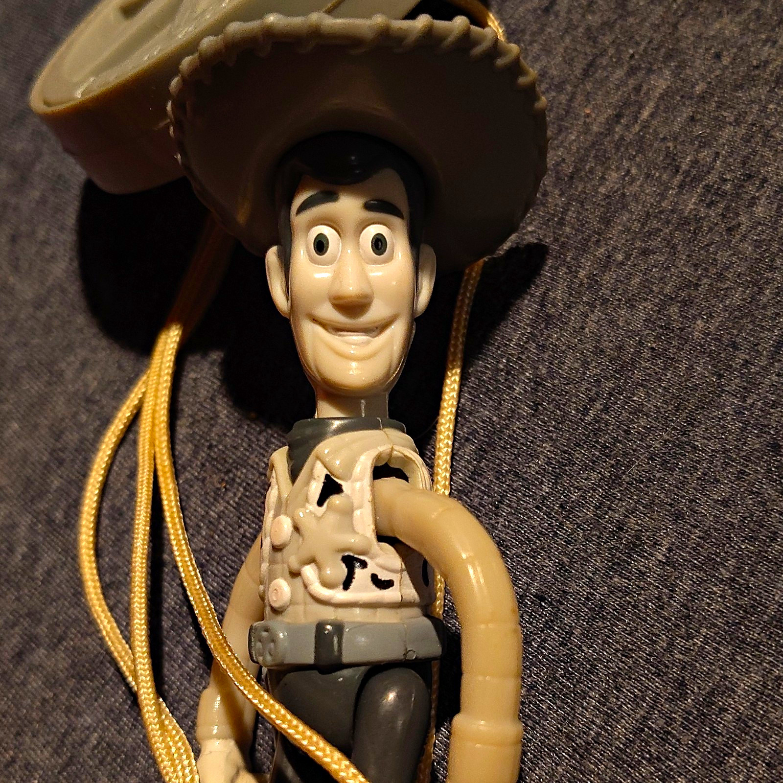 Pixar Toy Story Movie Woody Cowboy Figurine Figure w/ Hat & Lasso