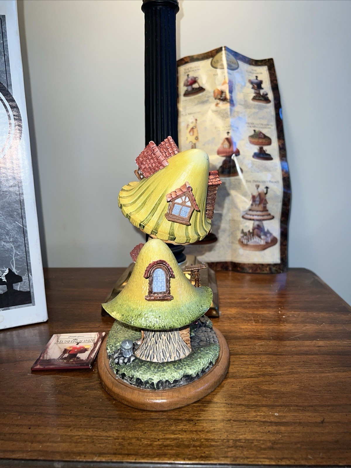 John Hine Christopher Lawrence Mushrooms Gift Shop Pewter Figurine Fairy Garden
