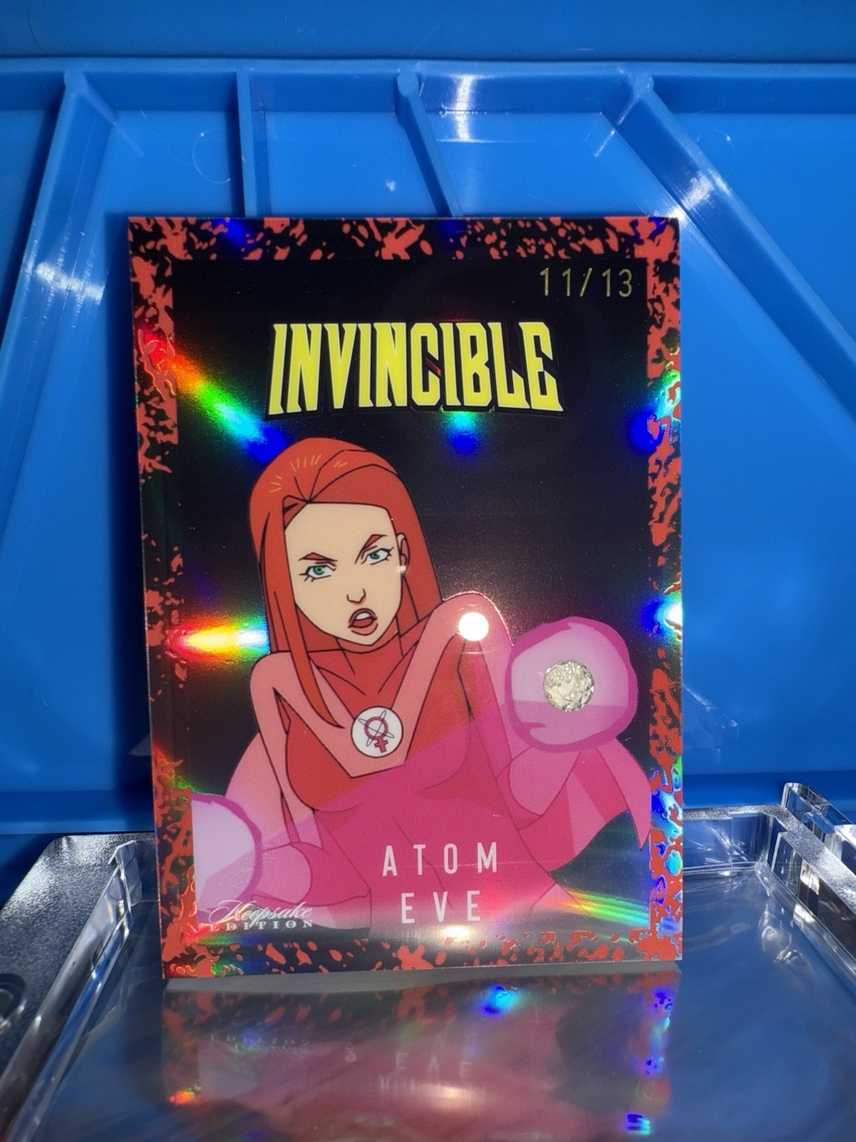 OPEN TO OFFERS Invincible Keepsake Blood Splatter Gem 11/13 Of Atom Eve
