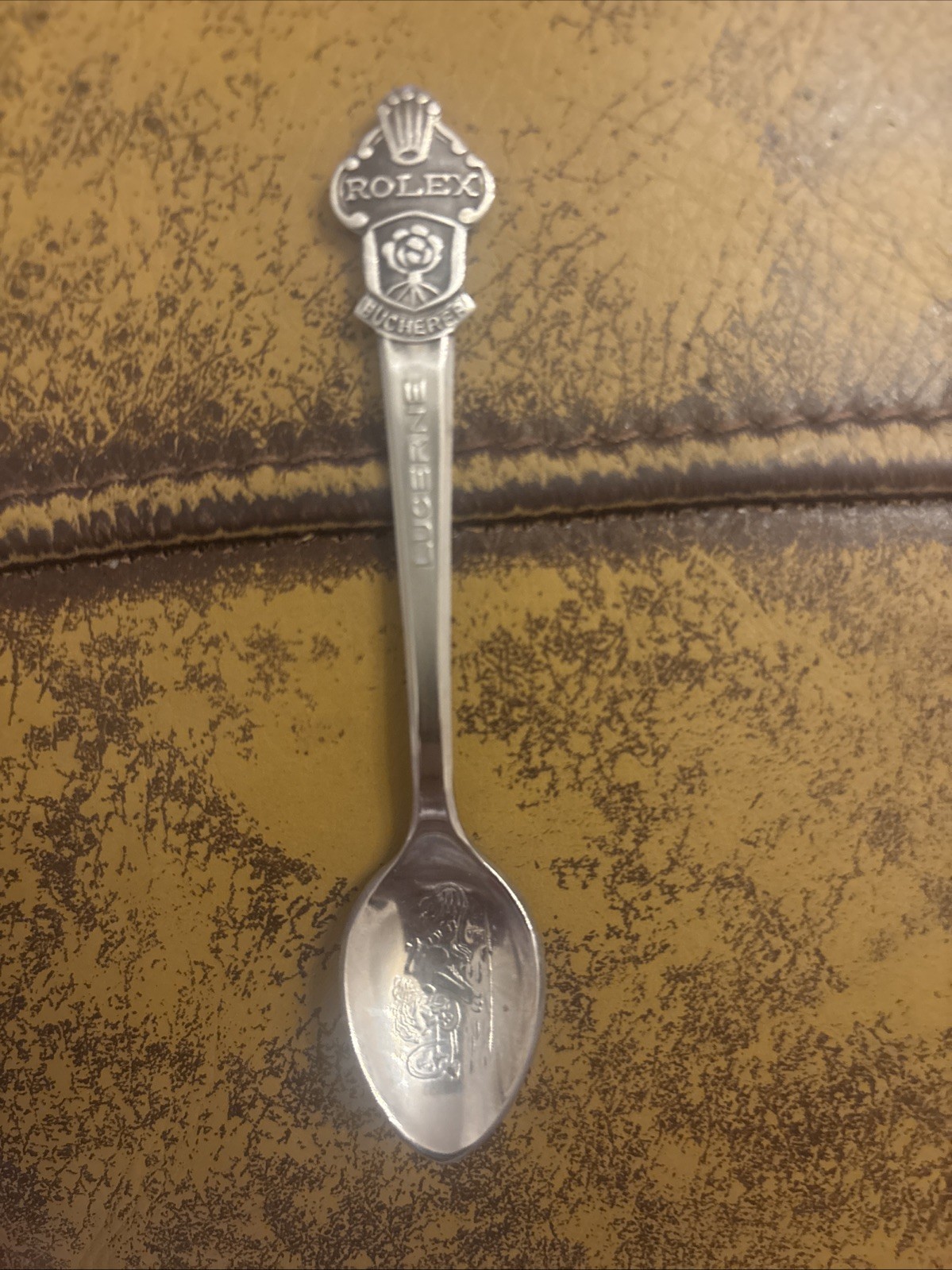 Vintage Rolex Bucherer Of Switzerland Interlaken Collectors Edition Mini Spoon
