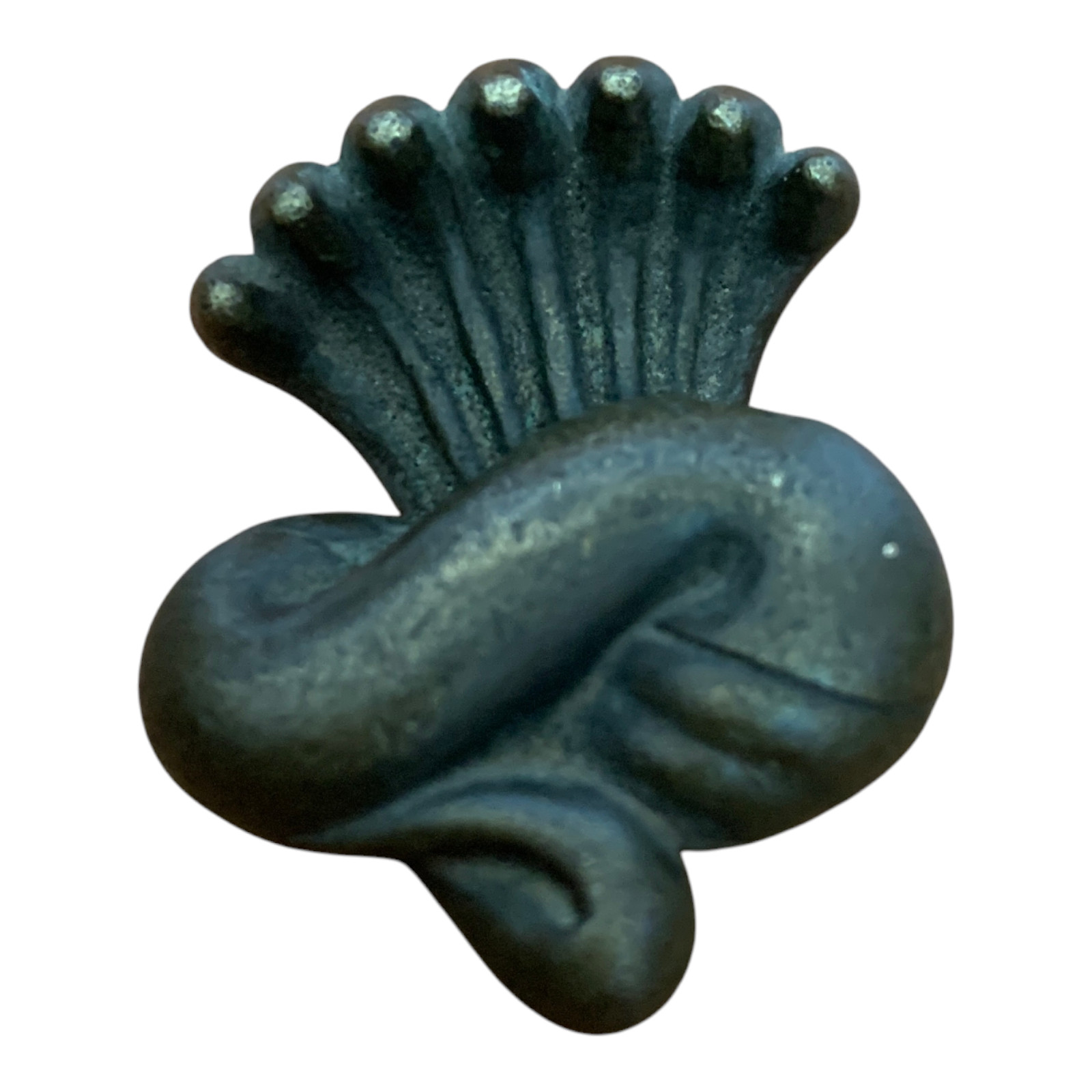 Antique Old Vintage Handcrafted Brass Snake Shape Figure Engraved Die Jewelry