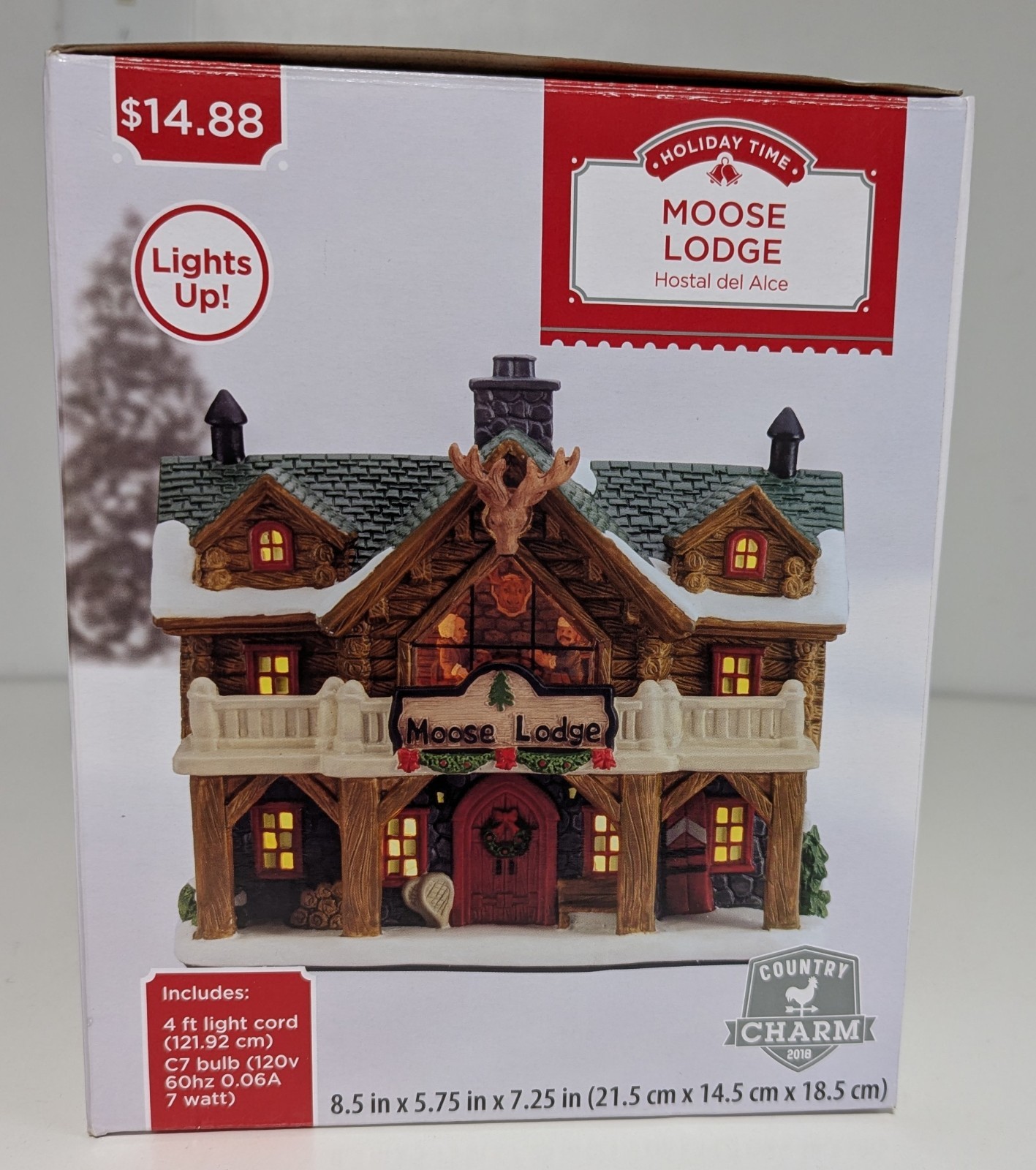 Holiday Time Moose Lodge Country Charm 2018 Christmas Village