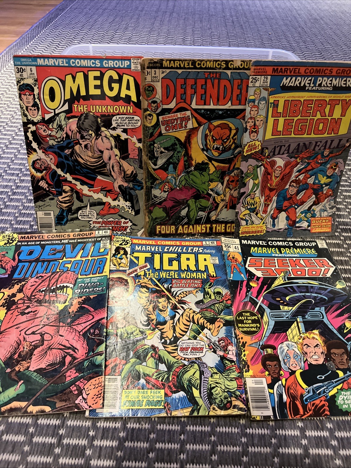 Marvel Comics vintage Comics From 1976-1979 Lot Of 8￼mix bagged