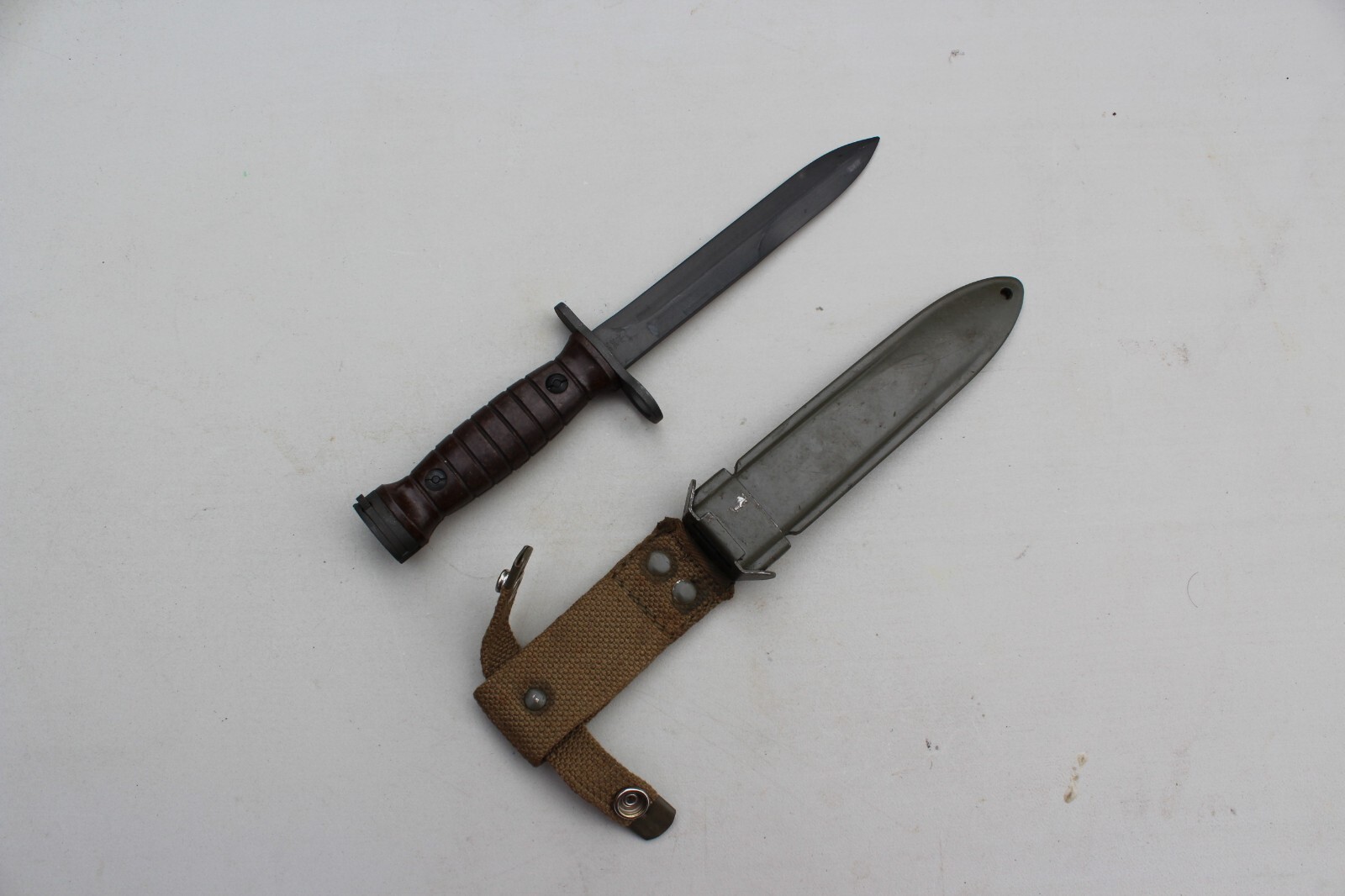 Excellent Condition M1 Carbine Bayonet & Scabbard Italian Mfg 1955-1962