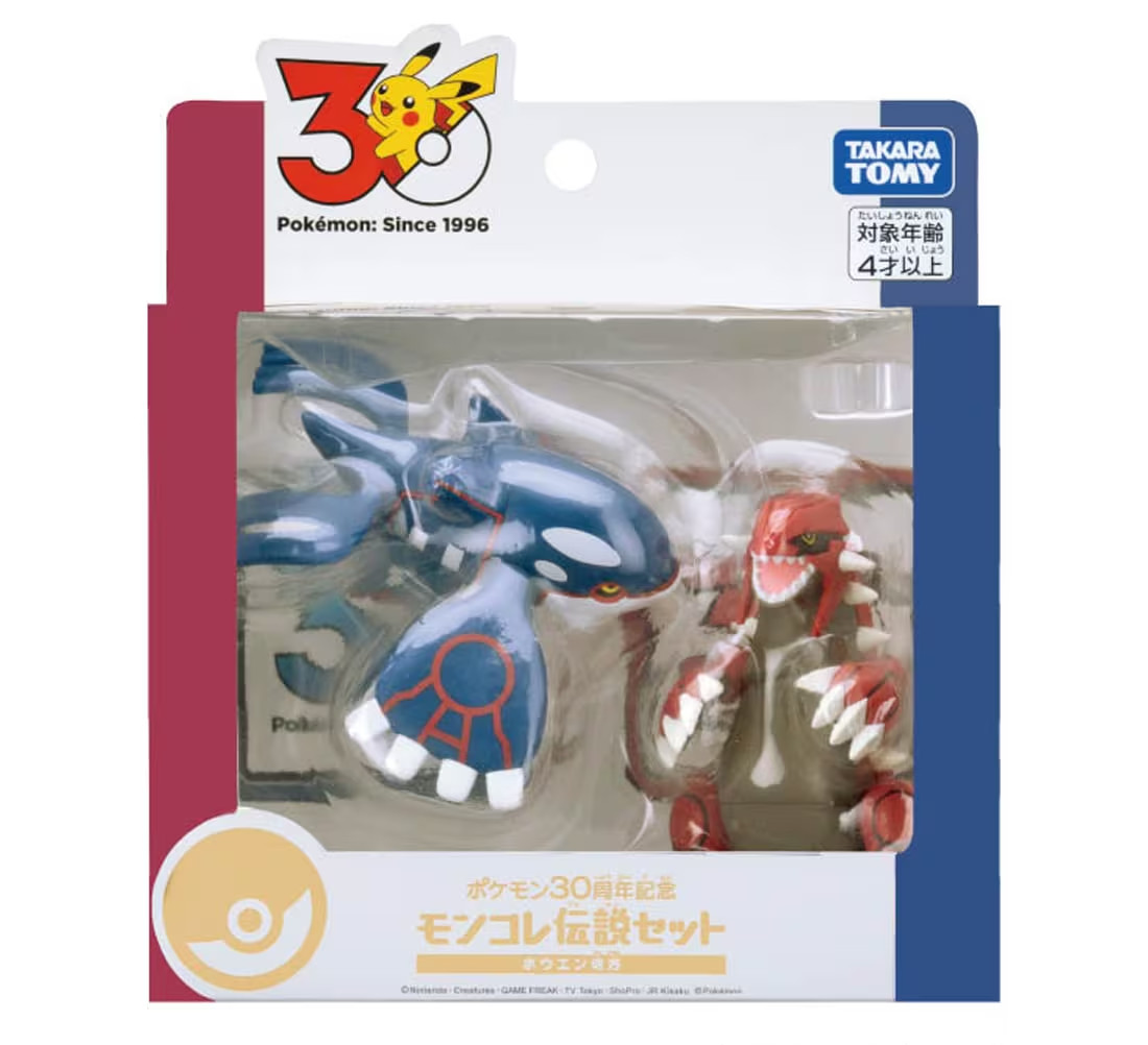 Pokemon 30th Anniversary Moncolle Legendary Set Hoenn Region Takara Tomy PSL NEW