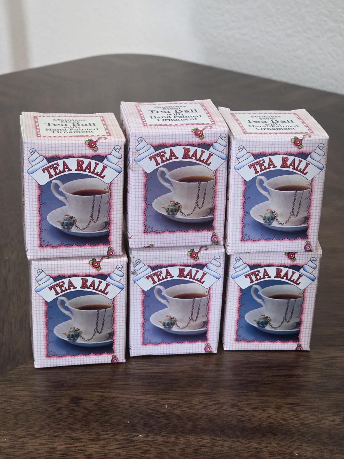 New Mystery Box Vintage Mary Engelbreit Stainless Steel Tea Ball Infuser 1997