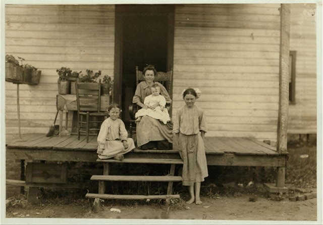 South Boston Virginia 1911 R D Thomas Family Century Cotton Mill Children