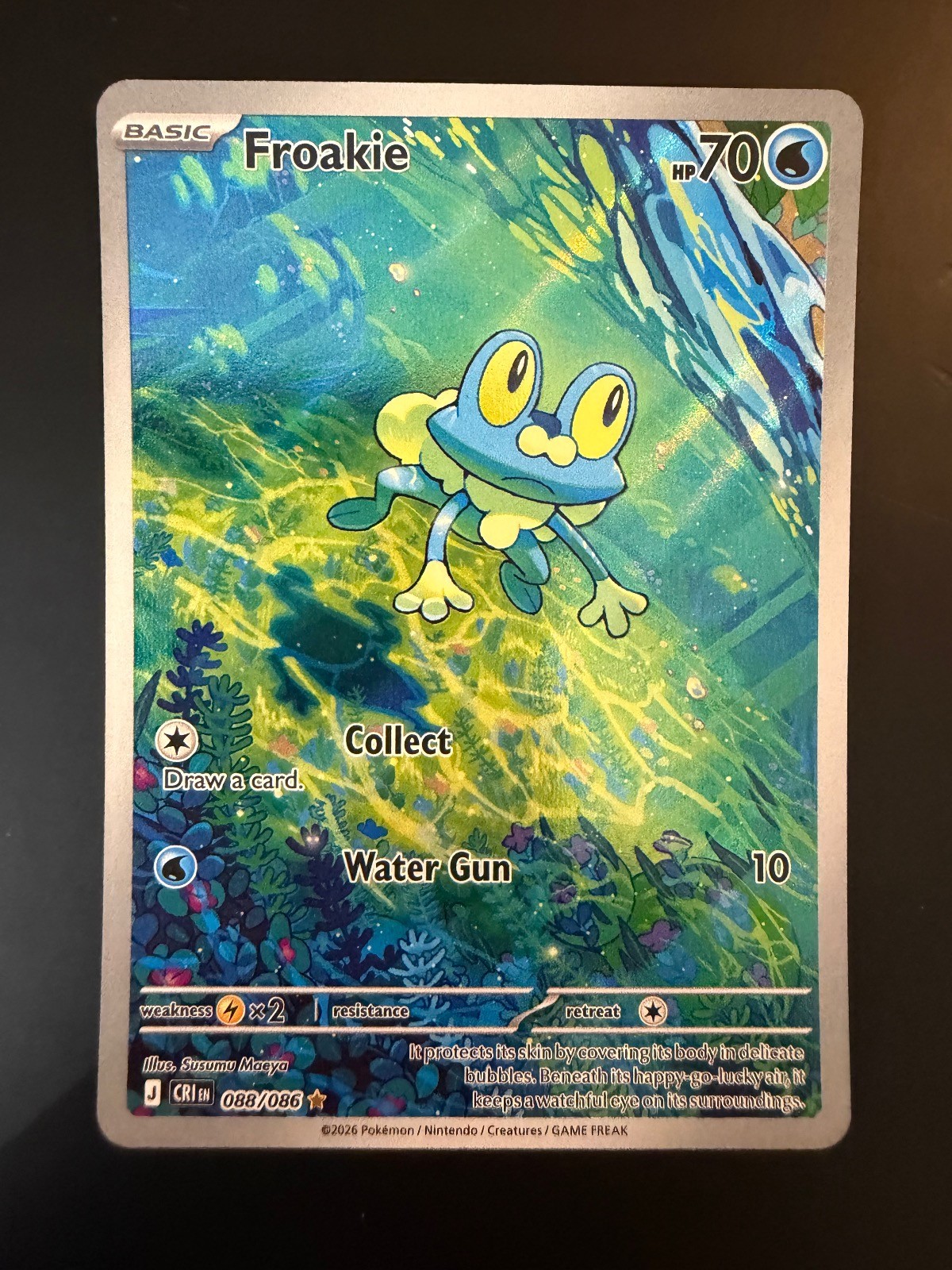 Froakie 088/086 Pokemon Holo Chaos Rising NM/M