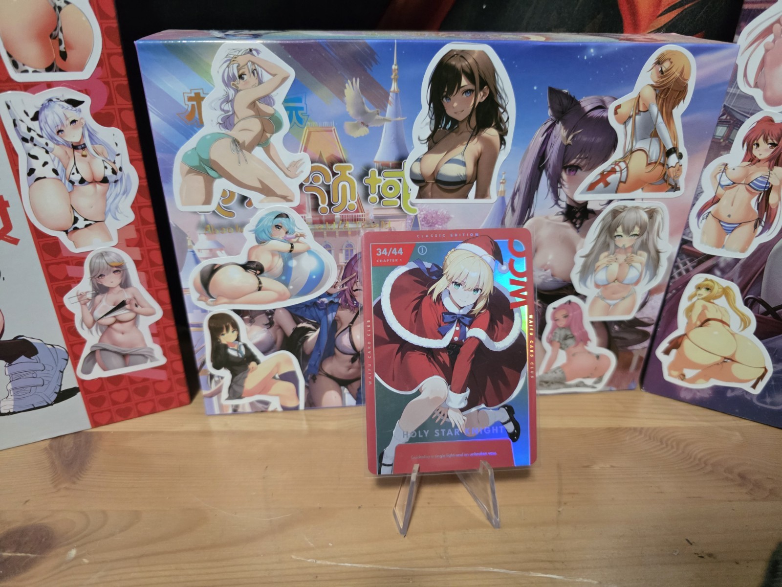 Otaku Box Waifu Saber WCC Card  New   Never Opened. SEE DESCRIPTION 