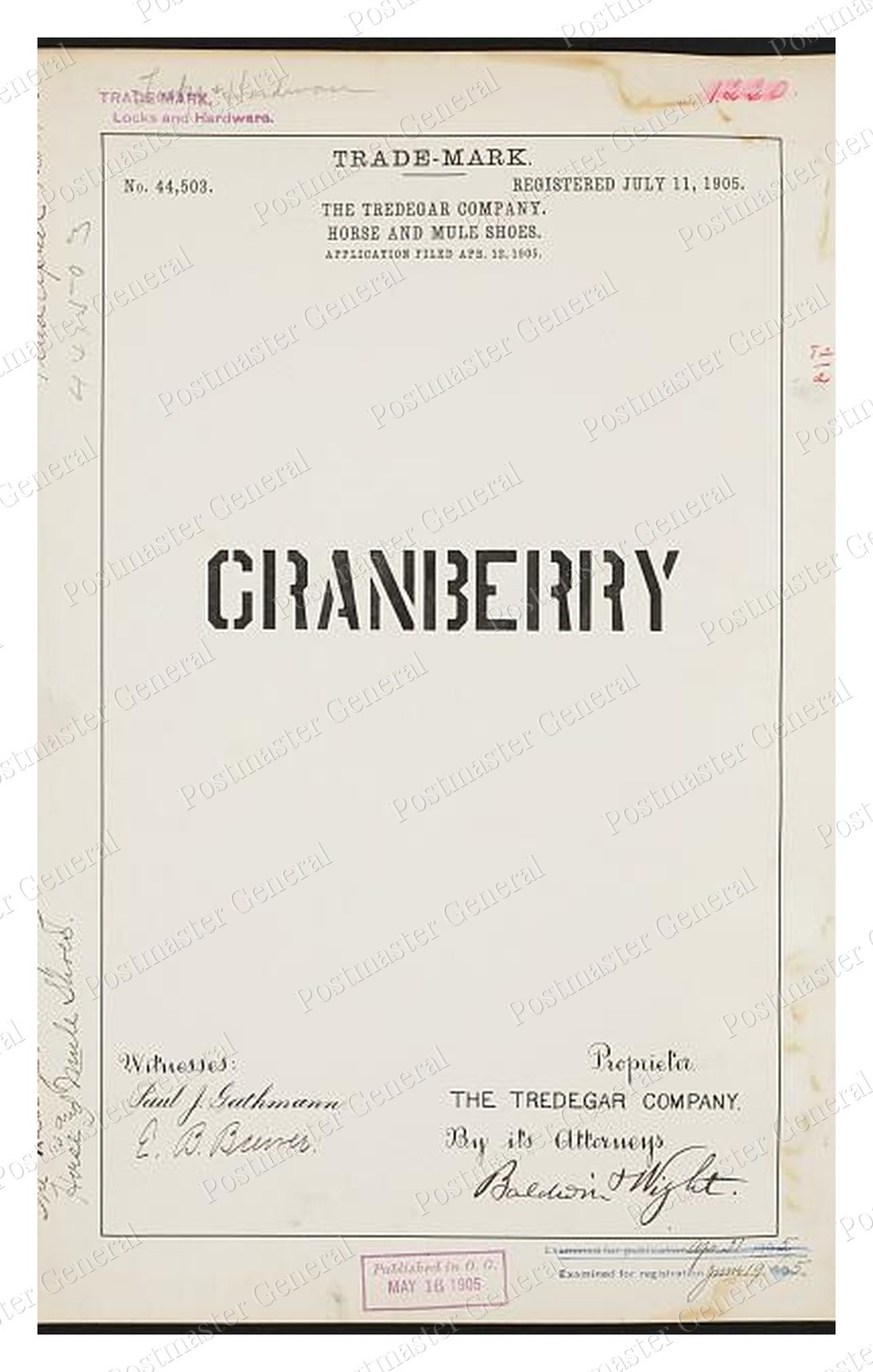 Cranberry Horse Shoes Standard Postcard COPY RPPC