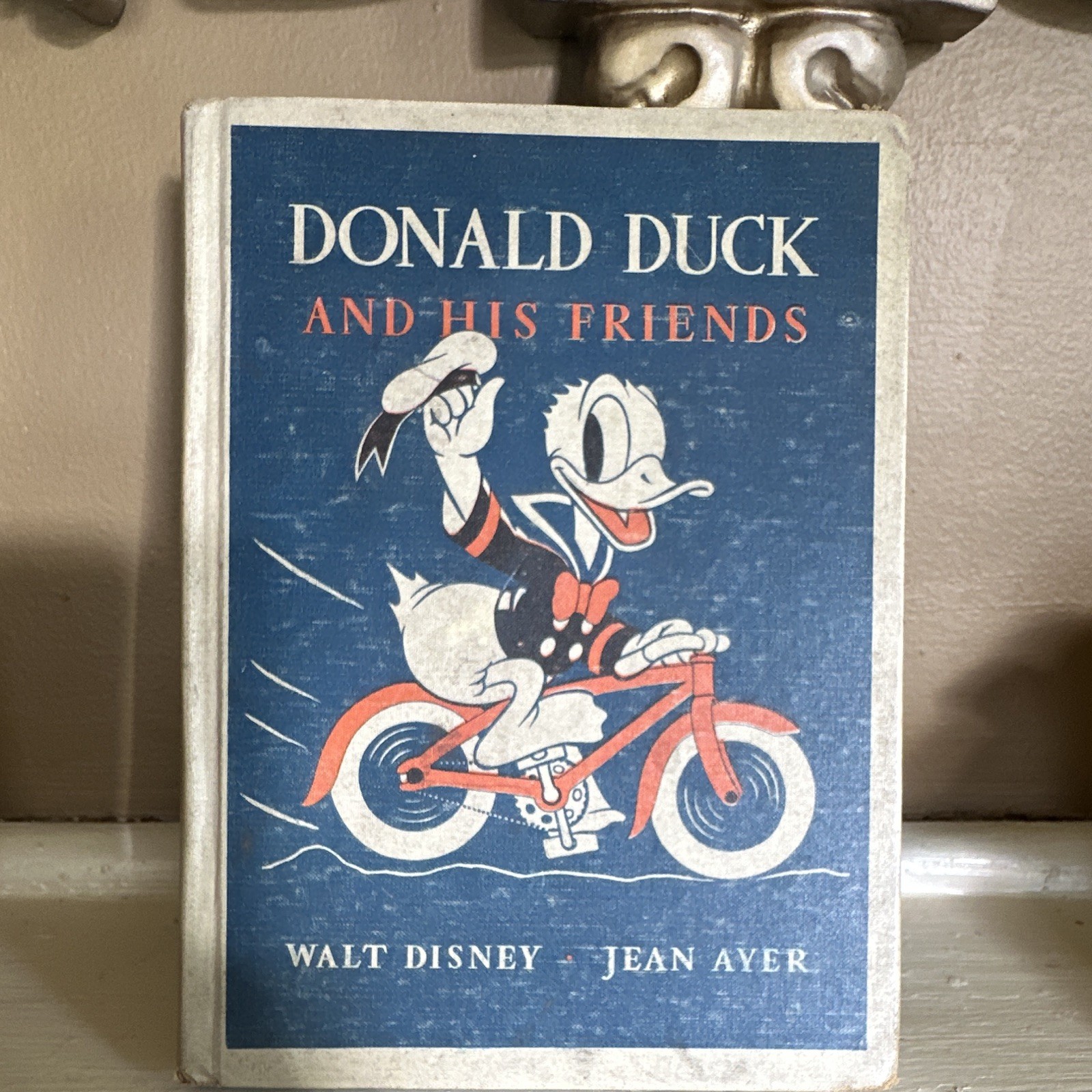 Donald Duck and His Friends  1939 DC Heath Jean Ayer Vintage Children’s Book