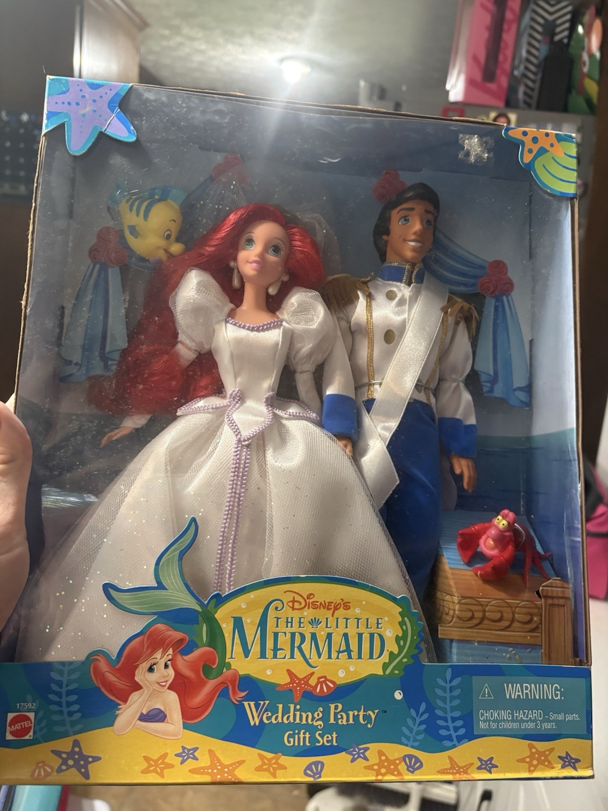 Disney Little Mermaid Ariel And Prince Eric Wedding Dolls