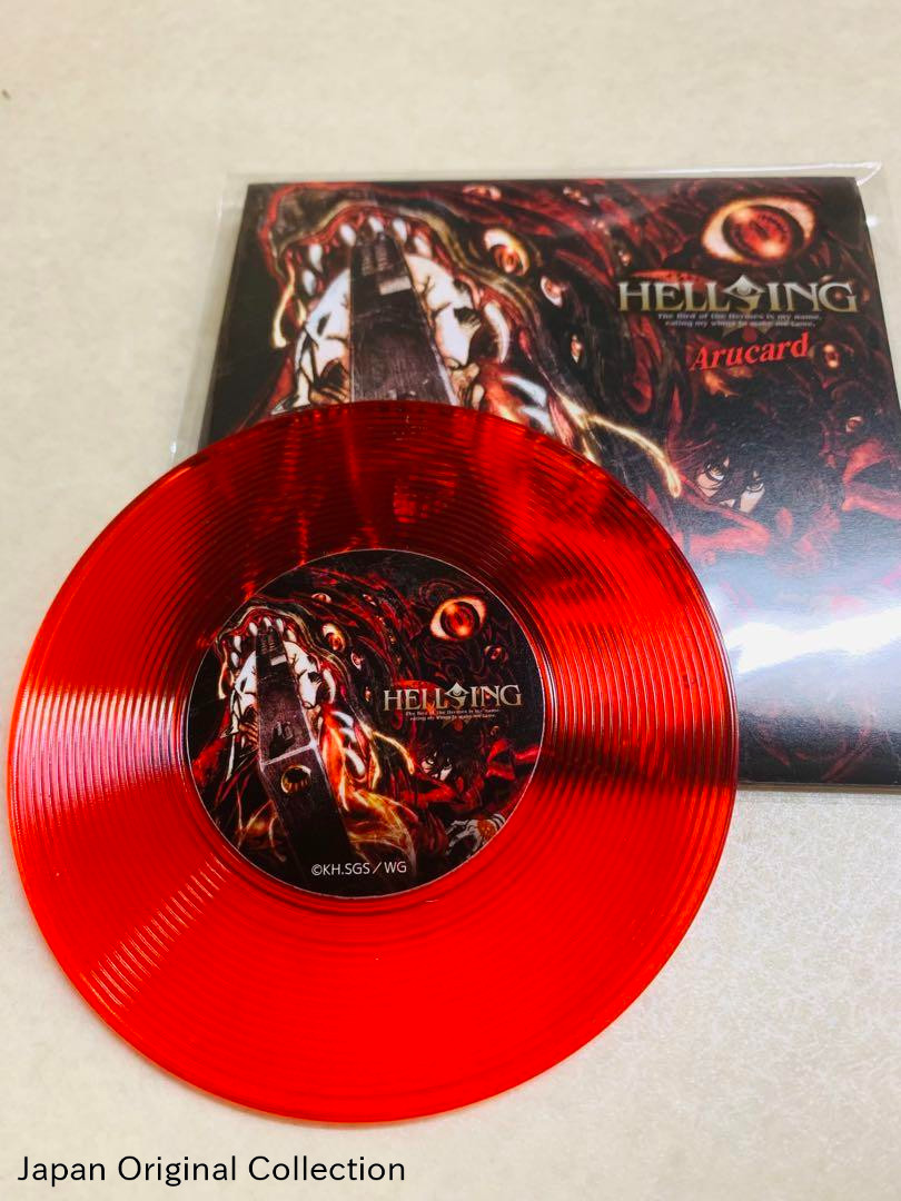HELLSING Alucard Record Coaster KOUTA HIRANO Super Expo From Japan