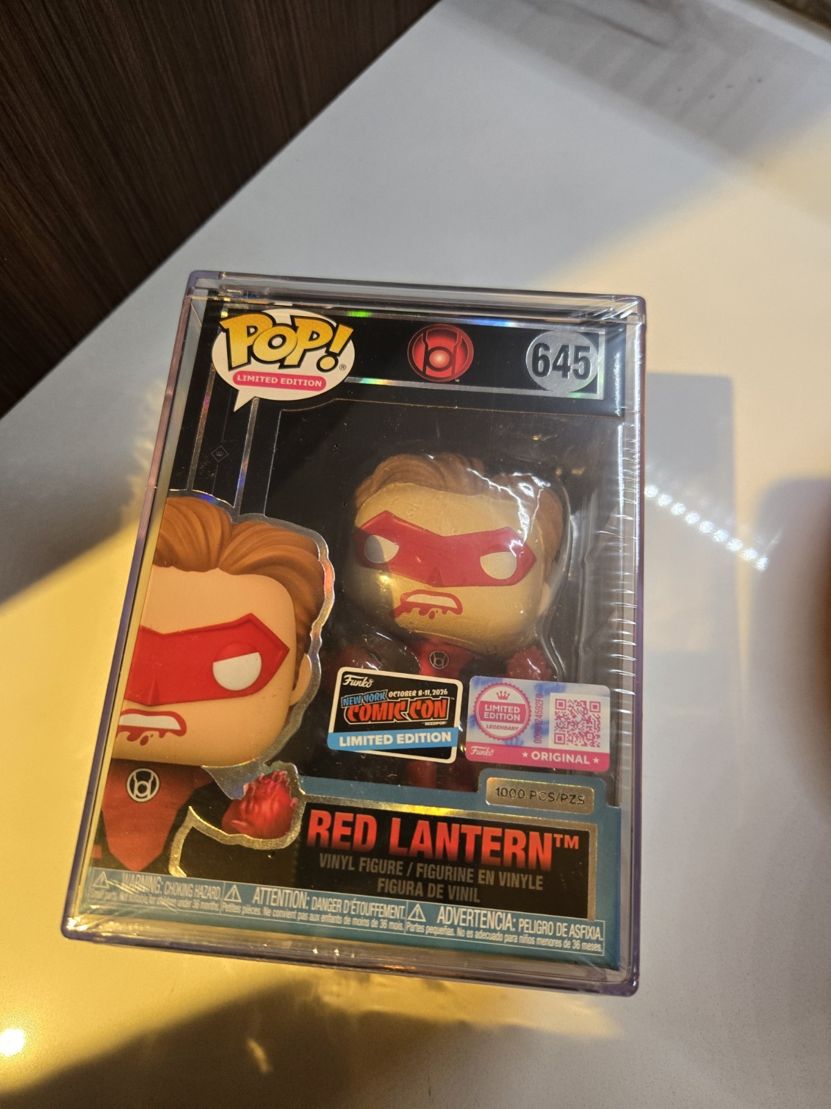 NYCC 2026 FUNKO STICKER LEGENDARY POP RED LANTERN LE 1000 