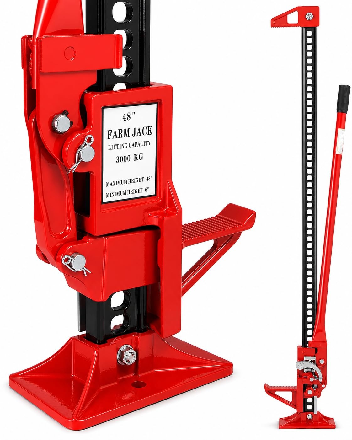 XtremepowerUS 48-Inch 3 Ton High Lift Farm Jack XtremepowerUS 48-Inch 3 Ton High Lift Farm Jack