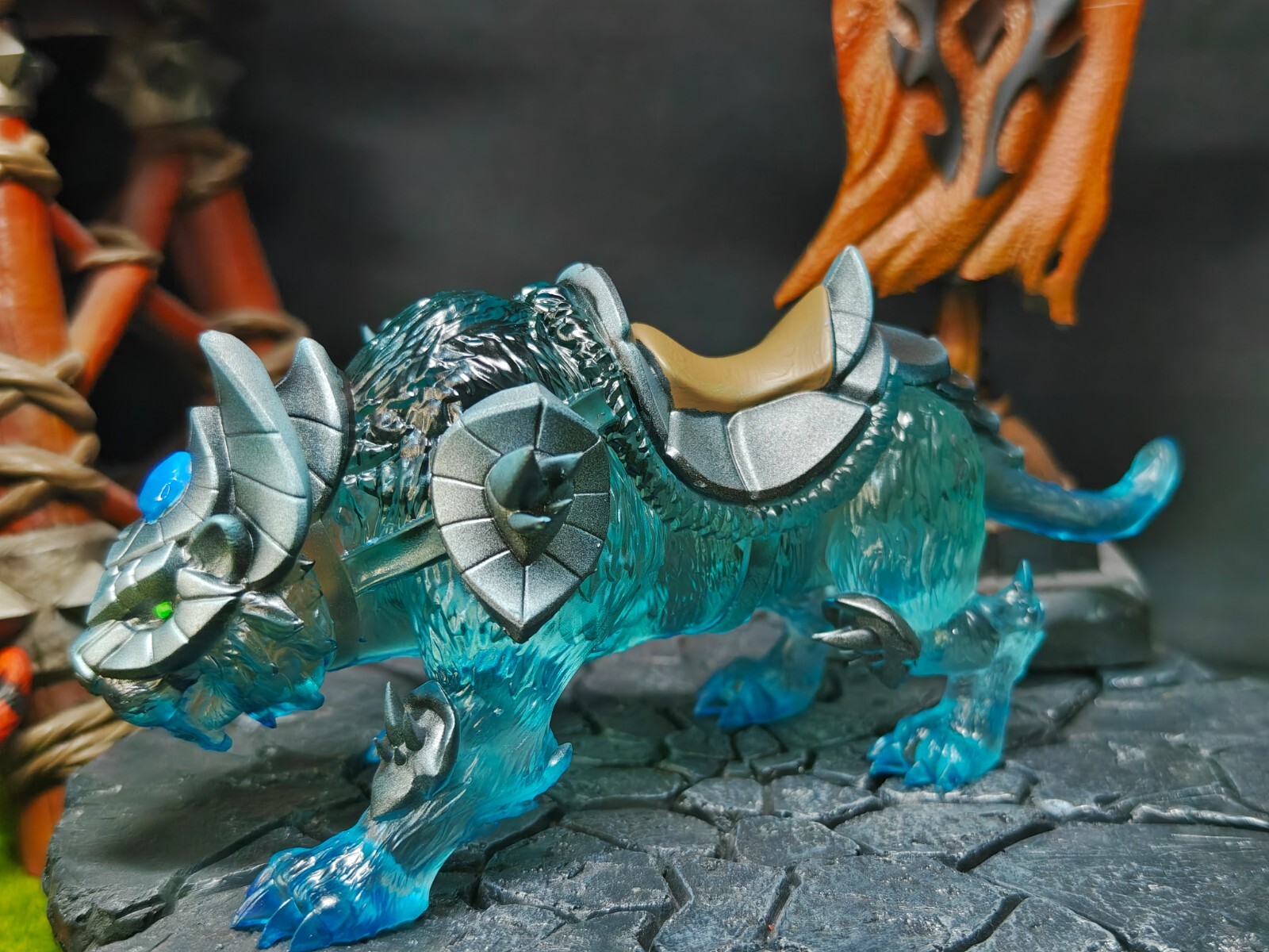 World of Warcraft Spectral Tiger Statue H25cm Anima Figure Model Collection