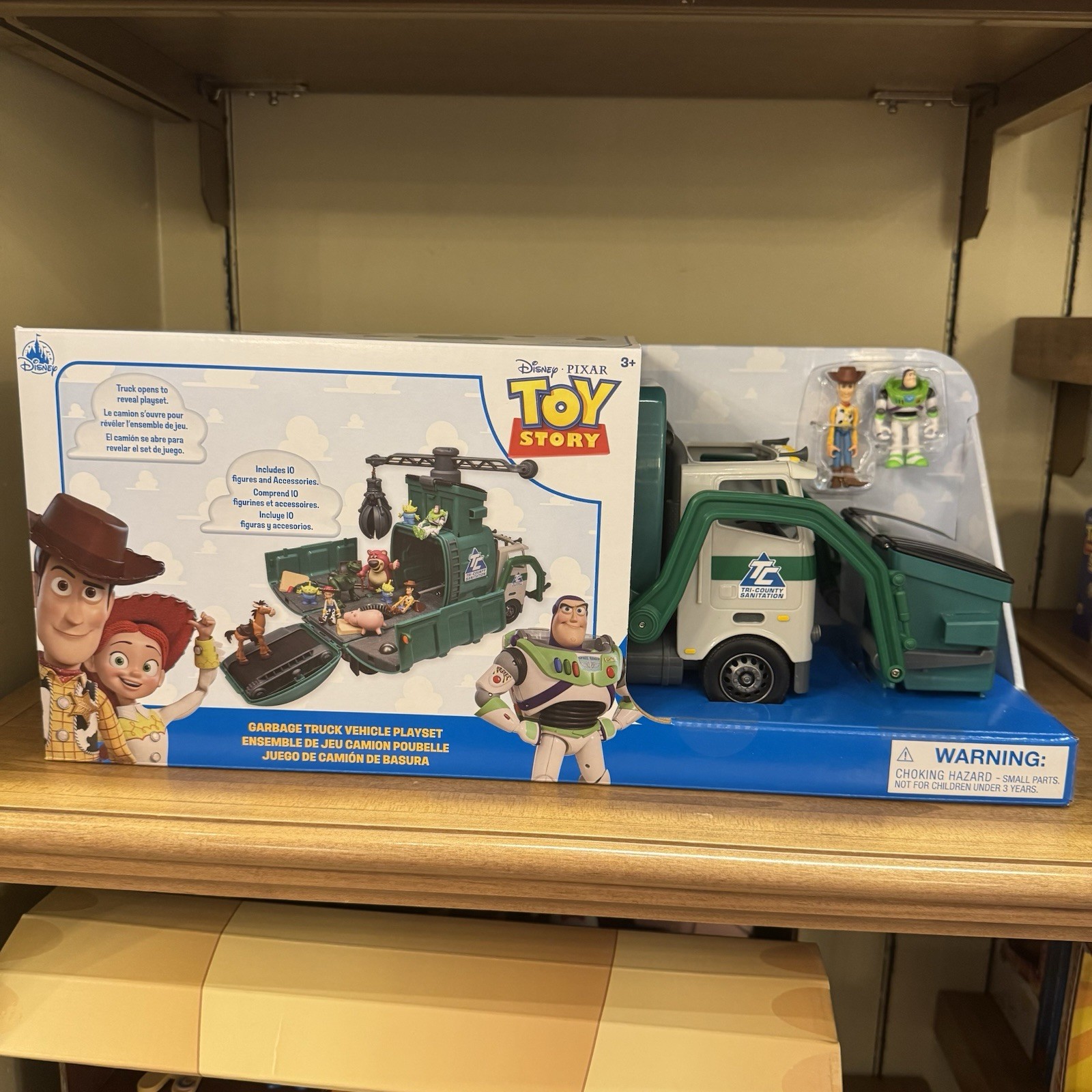 2026 Disney Parks Pixar Toy Story Garbage Truck Playset Woody Buzz Lightyear NIB