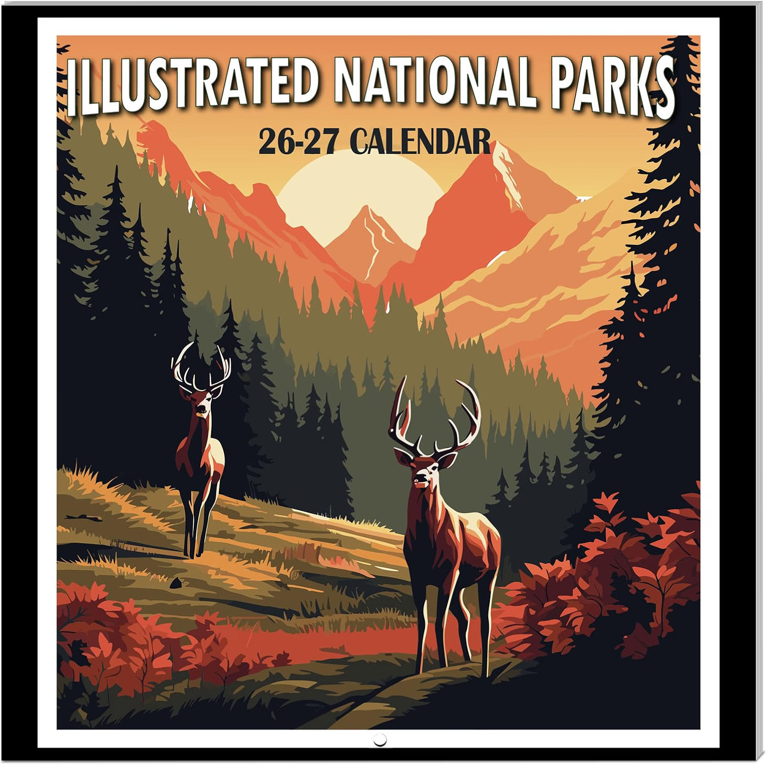 Calendar 2026-2027 - National Park Wall Calendar 2026-2027,12 Calendar 2026-2027 - National Park Wall Calendar 2026-2027,12
