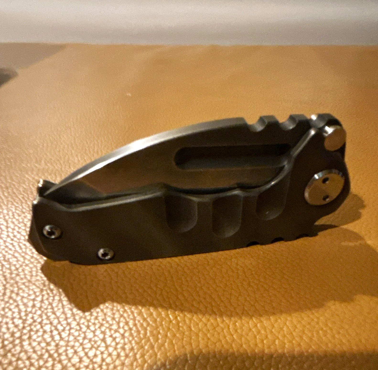 Medford Micro Praitorian Tanto D2 Blade Titanium Handle Frame Lock Manual Clip