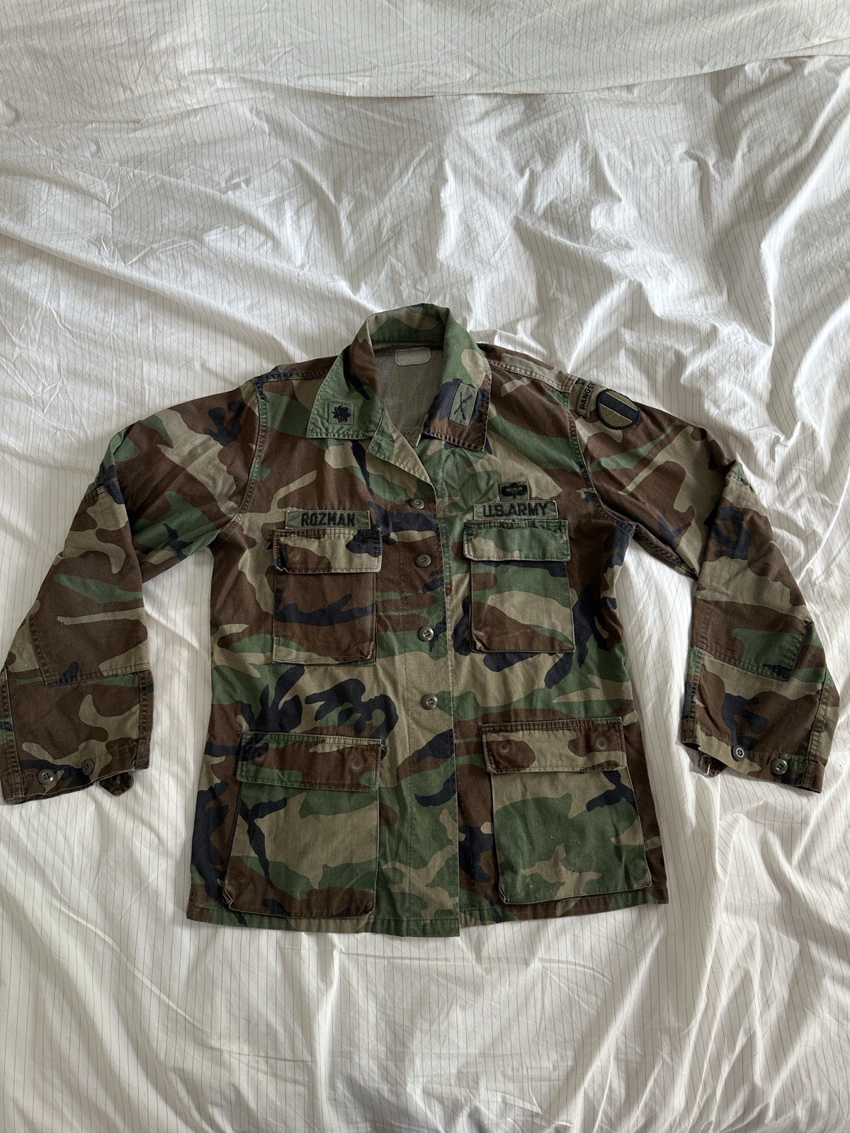 RARE 1st PATTERN / TYPE 1 WOODLAND BDU JACKET (1981–1982)