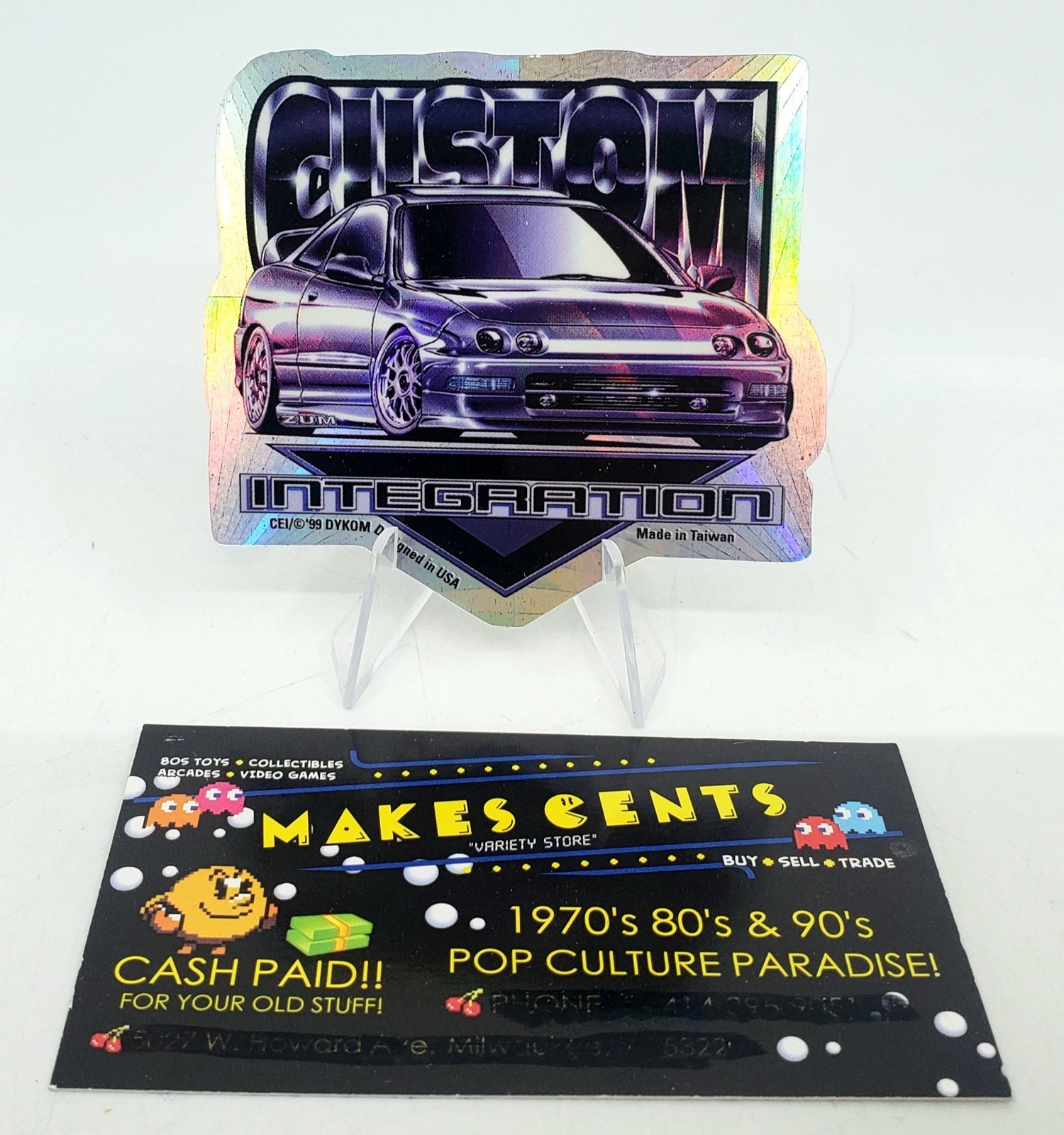1999 CEI DYKOM Custom Integration Lowrider Street Racing ZUM Sticker #9