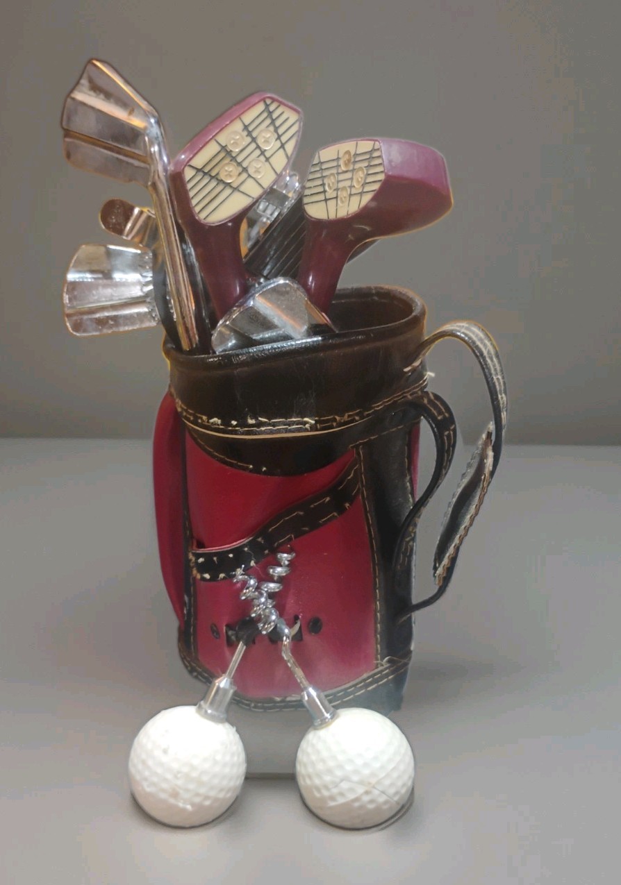 MINT Vintage 1970s Golf Bag Bar Tool Set - Never Used