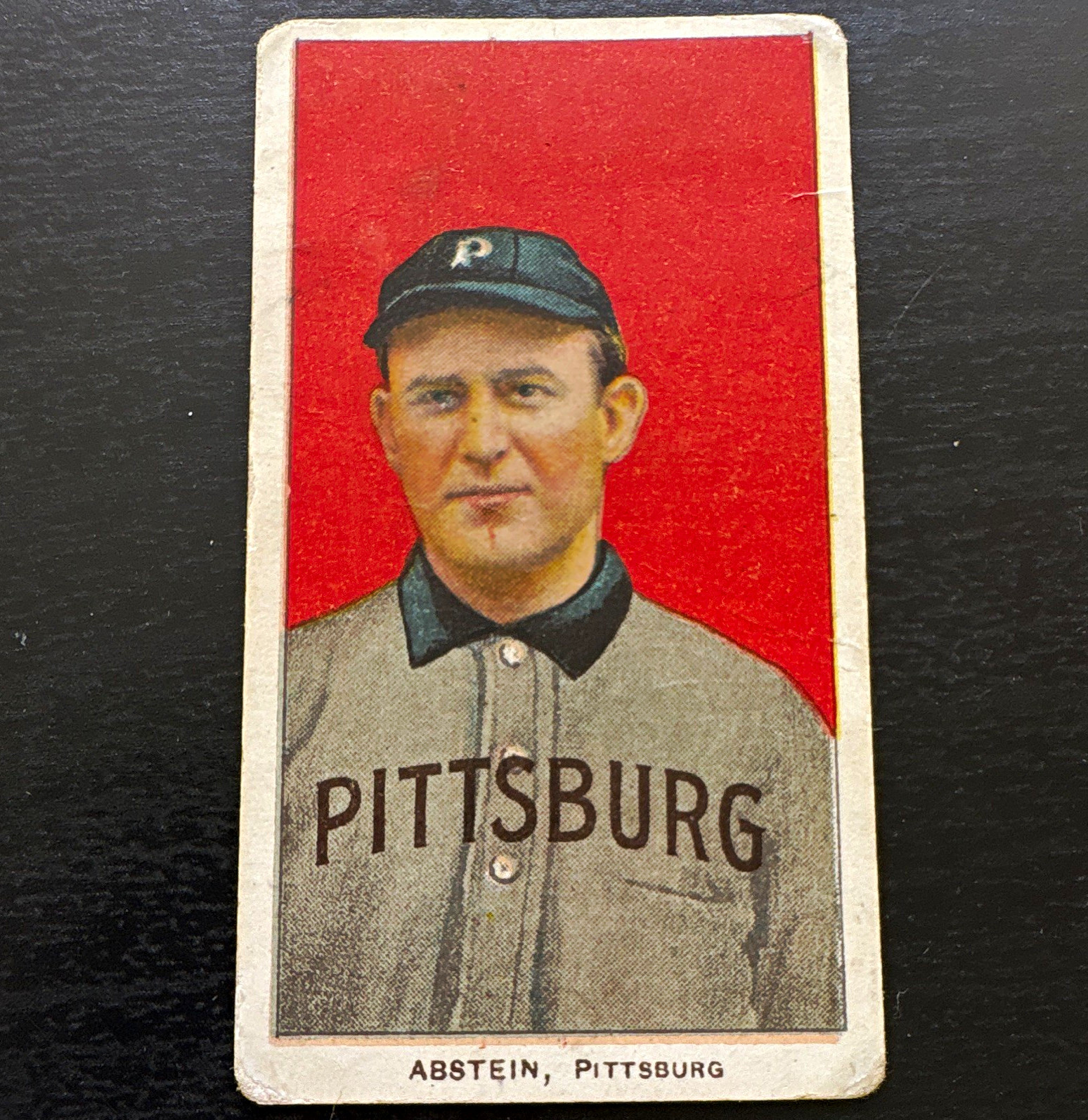1909-11 T 206 Bill Abstein Capital/Caramel Cigarettes Back