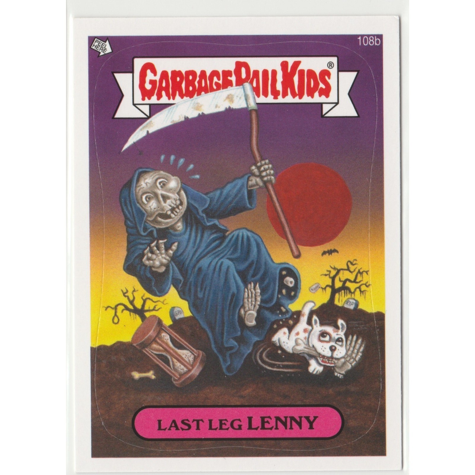 Last Leg Lenny #108b Garbage Pail Kids GPK 2013 Brand-New Series 2