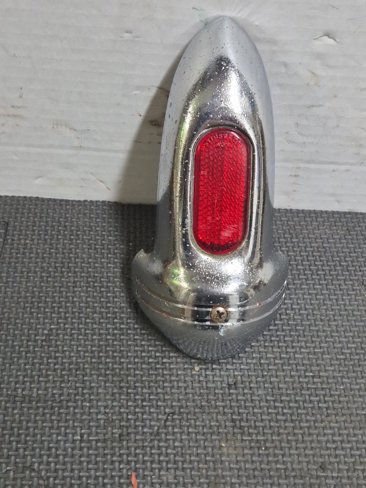 Vintage 1950's Monark Super Deluxe Bicycle Tombstone Reflector Firestone Cruiser