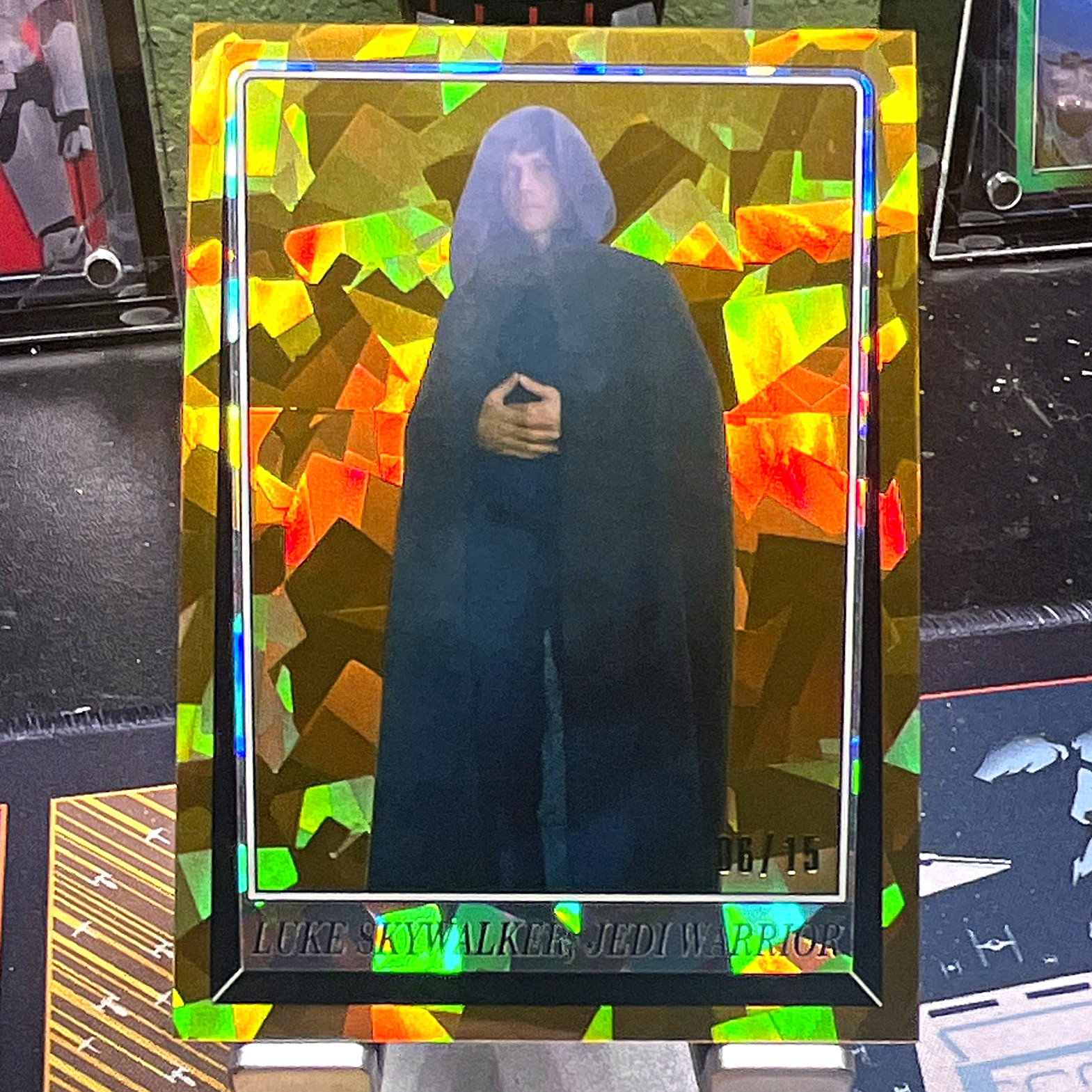 Topps Star Wars ROTJ 2023 Luke Skywalker, Jedi Warrior #201 Gold /15