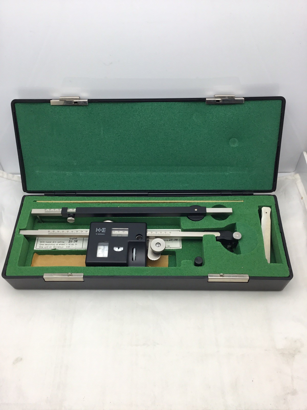 VINTAGE KEUFFEL & ESSER K+E #620022 COMPENSATING POLAR PLANIMETER Germany