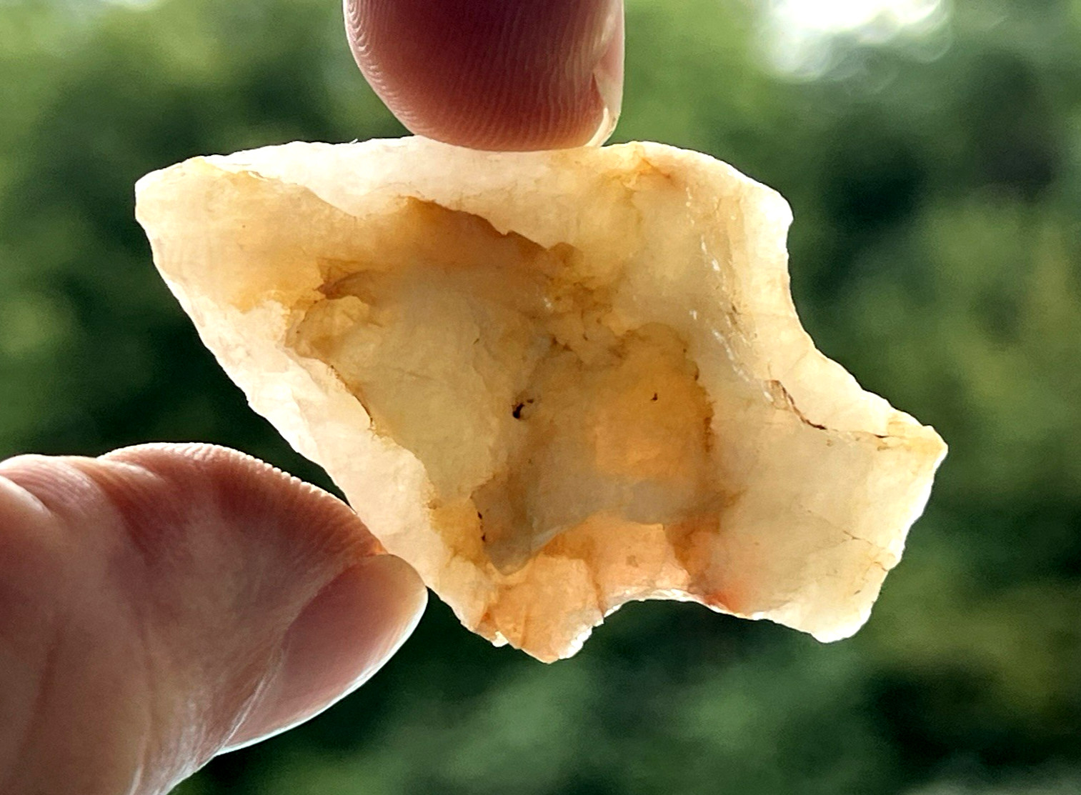 EXCEPTIONAL ALABAMA QUARTZ MORROW MOUNTAIN ARROWHEAD AUTHENTIC ARTIFACT GA