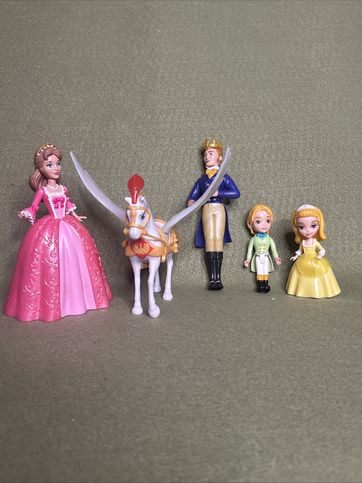 Disney Sofia the First Royal Family Figure Lot Mattel Miranda Roland James Amber