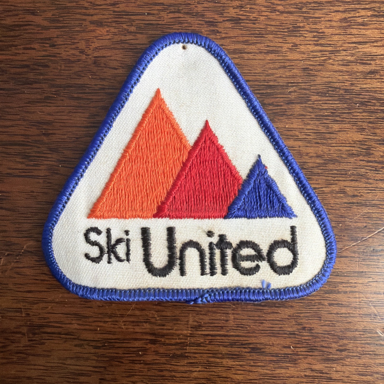 Vintage 70s80s United Airlines Ski United Resort Patch Badge Retro Skiing Club