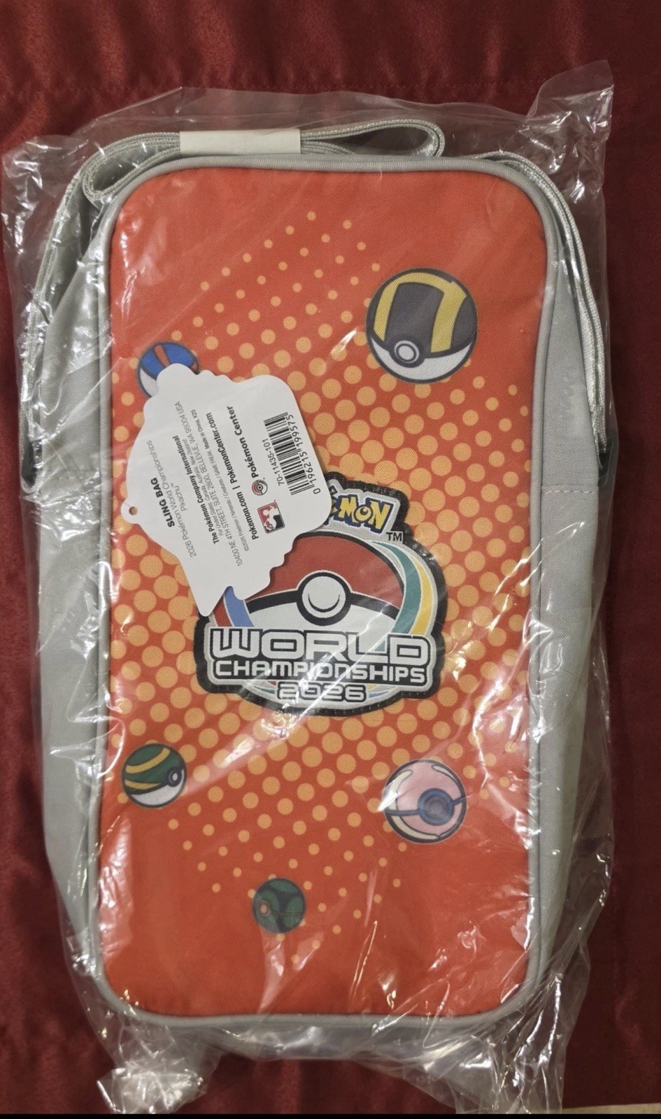 Pokemon Worlds 2026 San Francisco Sling Bag Pokémon Center Exclusive