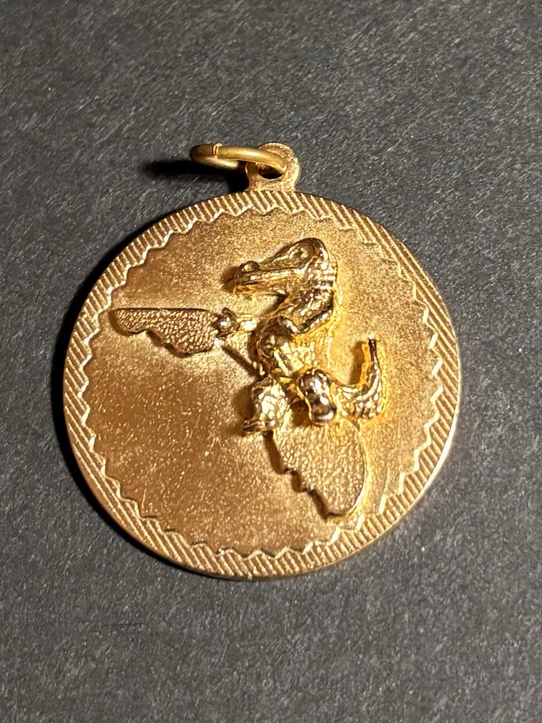 1960s Vintage UF University Of Florida GATORS PENDANT Necklace Charm Jewlery