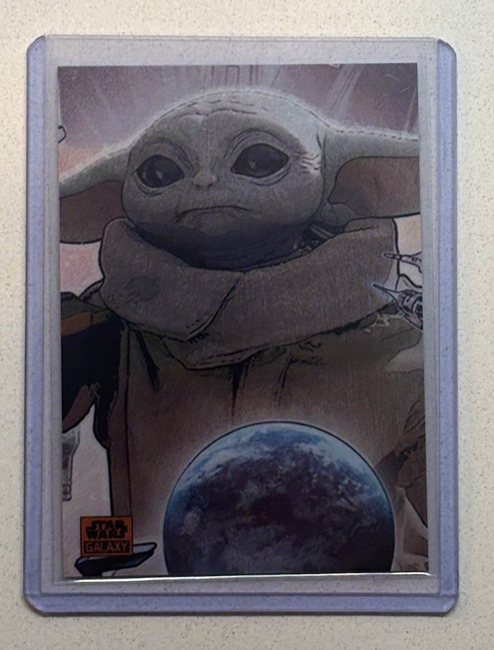 2026 Topps Star Wars Galaxy Chrome  Mighty Mandalorians Grogu Puzzle MIMA-5 /25