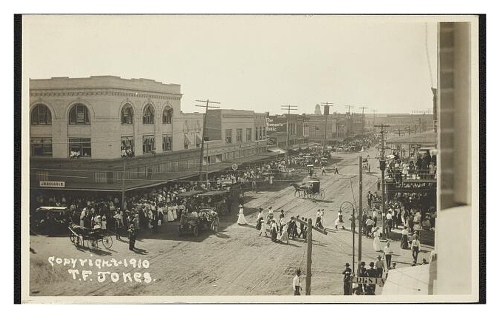 Abilene Texas Main Street Standard Postcard