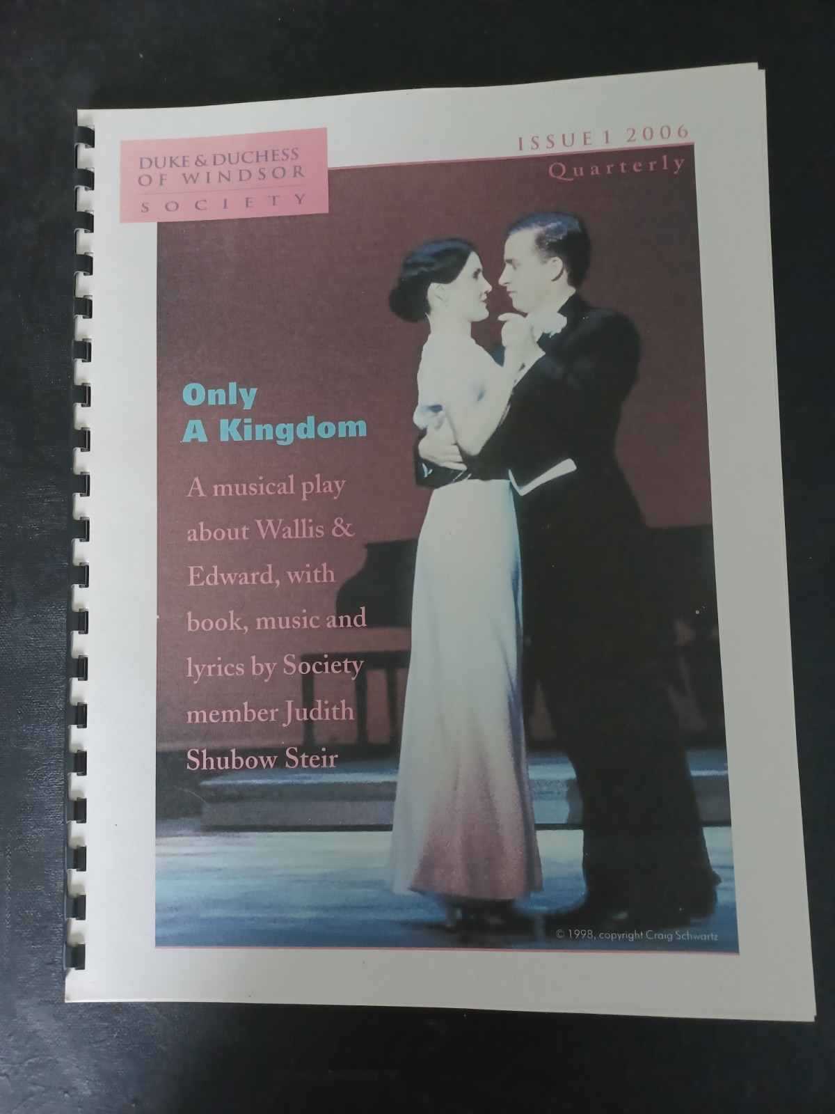 Duke & Duchess of Windsor Society 2006 Quarterly Journal.   