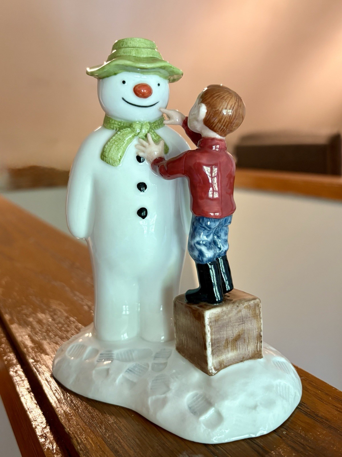 The Snowman And James “Dressing The Snowman” 2002 Edition # 204 Royal Doulton