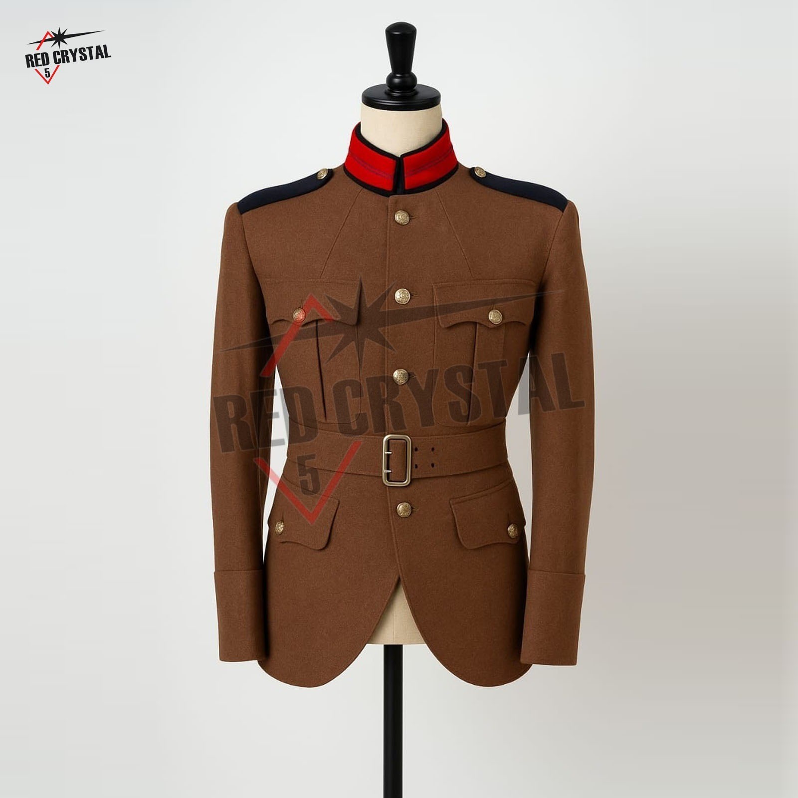 New London Scottish Officer's Mess Brown Wool Dress Fast shipping