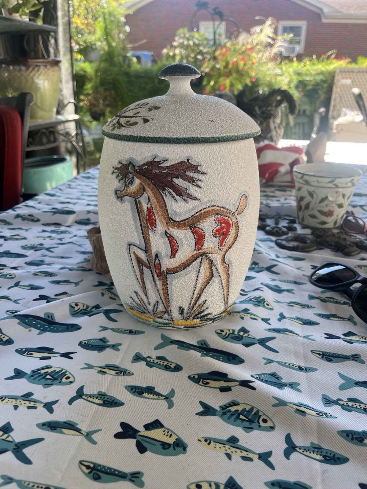 Vintage (possibly Fratelli Franciullacci) Horse Cookie Jar