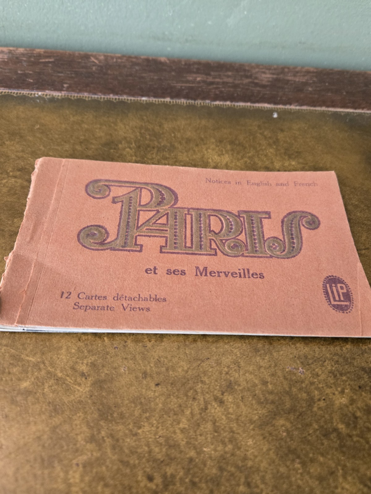Paris Et Ses Merveilles 11 Unused  Detachable Postcards Separate Views