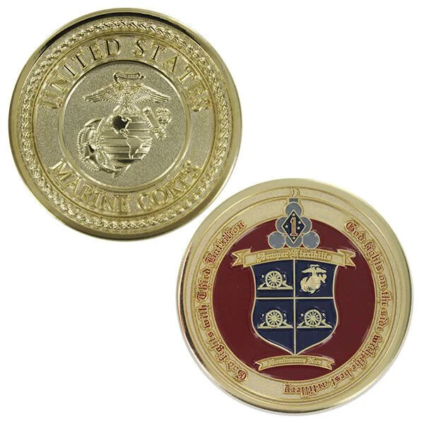 MARINE CORPS 3RD THIRD BATTALION 11TH ELEVENTH MARINES 1.75