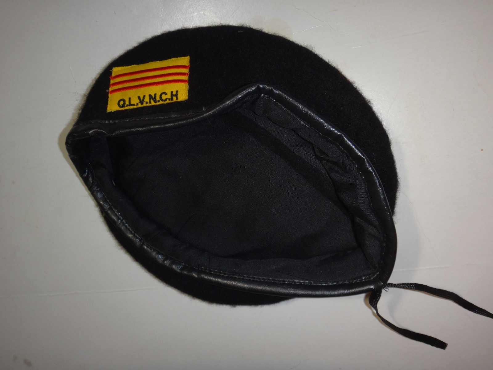 Vietnam War Black Wool Beret South Vietnamese Army QLVNCH