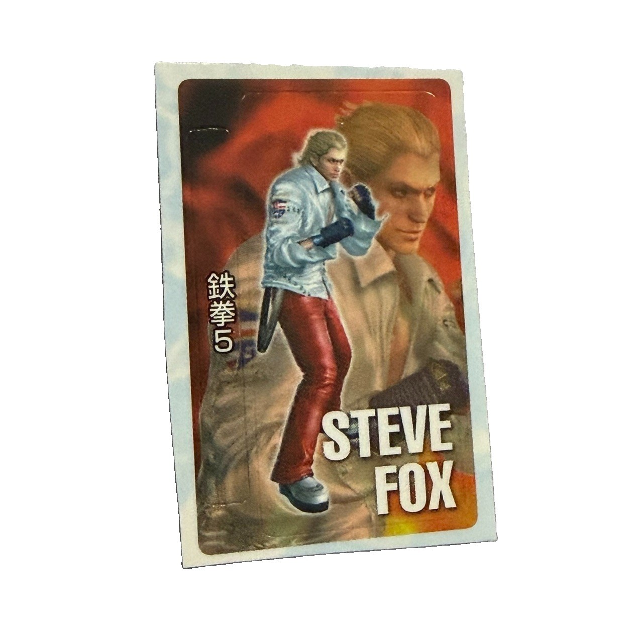 Sony PlayStation 2 PS2 Tekken 5 Steve Fox 2005 Memory Card Sticker Mag Promo