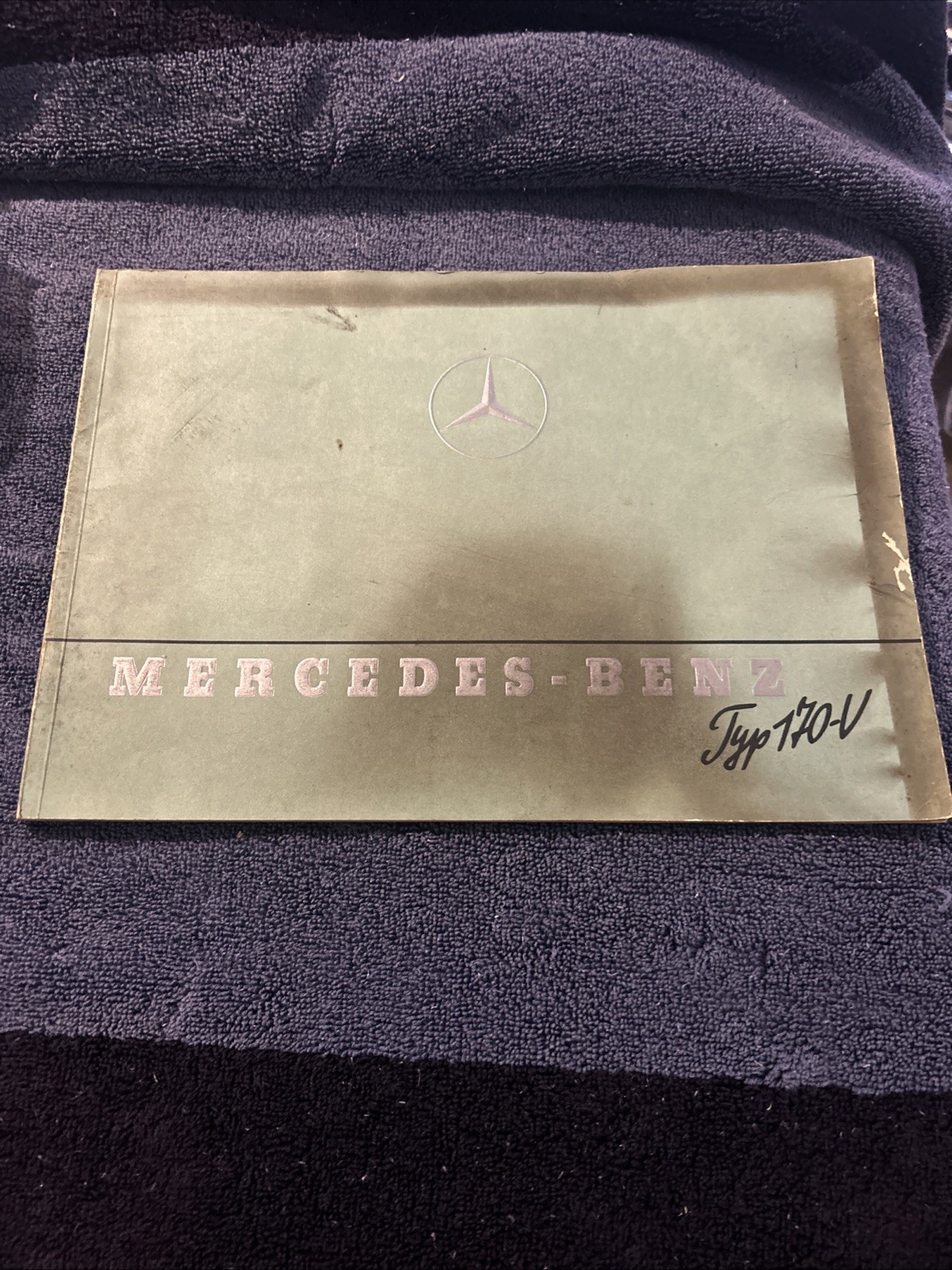 1939 Mercedes Benz 170-V German Showroom Advertising Sales Brochure Original