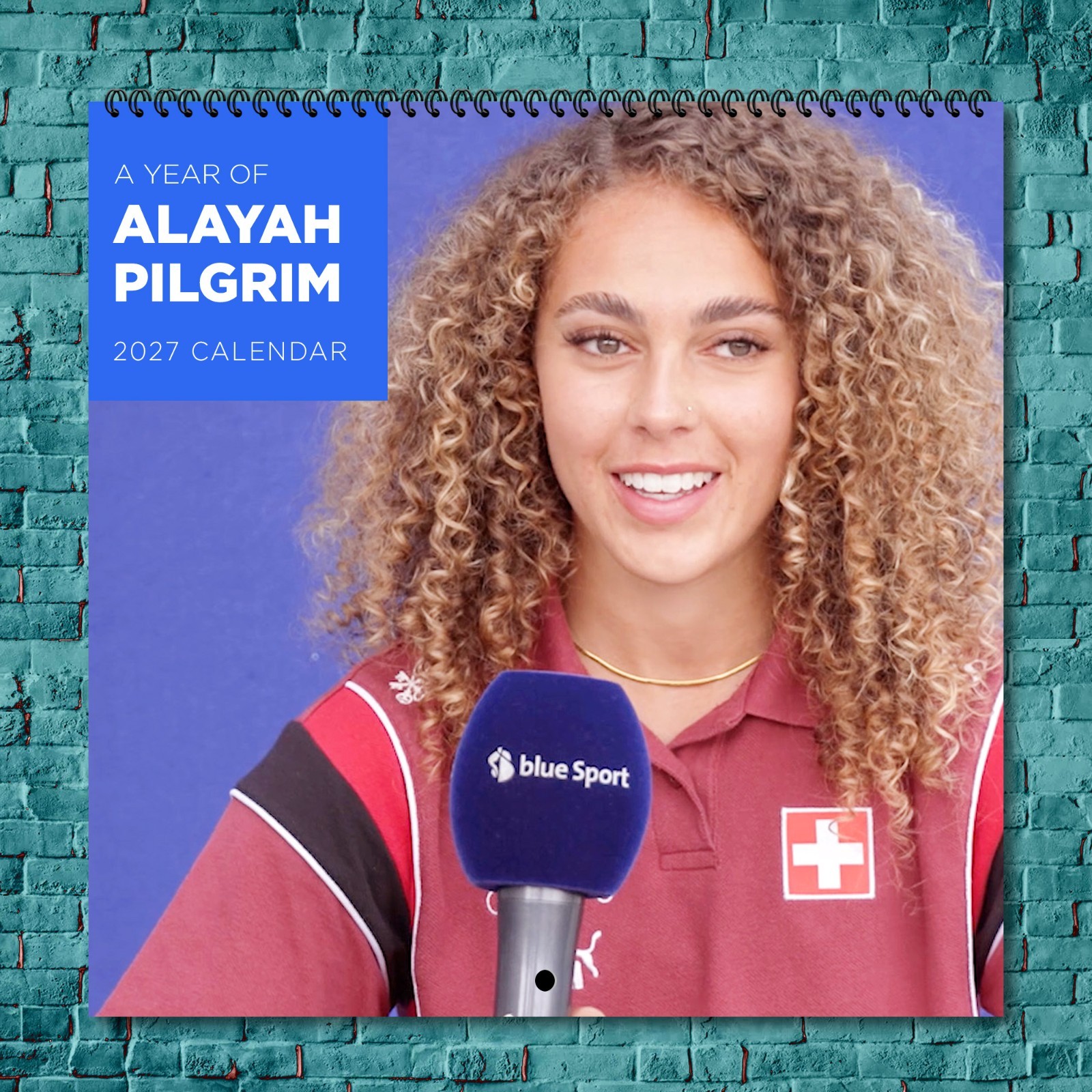 Alayah Pilgrim 2027 Wall Calendar 12 Month Celebrity Photo Fan Collectible
