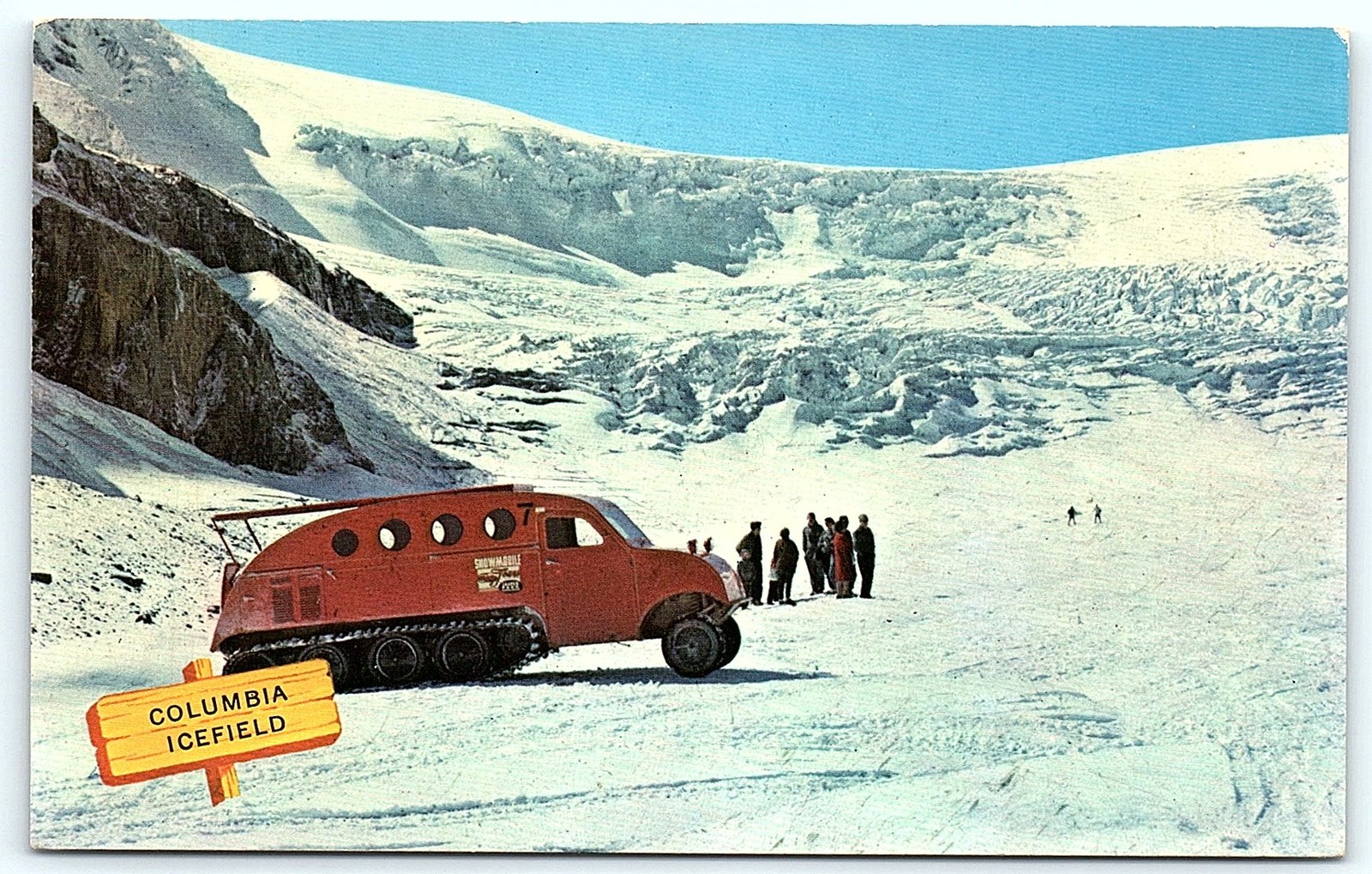 Vintage Postcard: Columbia Icefield, Athabasca Glacier, Snow
